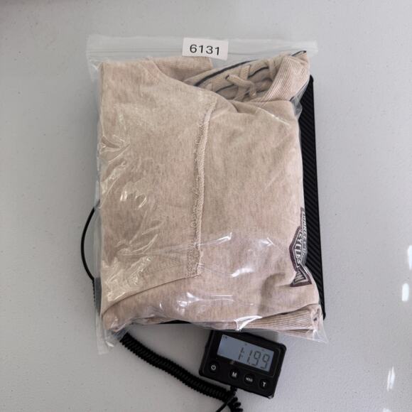 Harley-Davidson Cream Hoodie with Black Graphics Large, EUC! - Picture 7 of 7